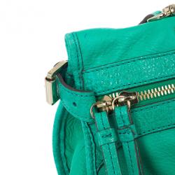 Pre Owned Mulberry Jungle Green Leather Satchel
