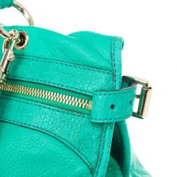 Pre Owned Mulberry Jungle Green Leather Satchel