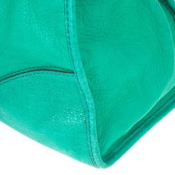 Pre Owned Mulberry Jungle Green Leather Satchel