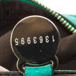 Pre Owned Mulberry Jungle Green Leather Satchel