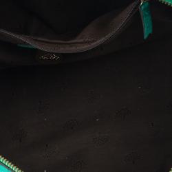 Pre Owned Mulberry Jungle Green Leather Satchel