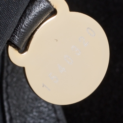 Pre Owned Mulberry Black Leather Postmans Lock Satchel