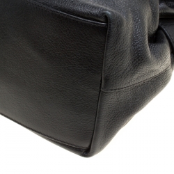 Pre Owned Mulberry Black Leather Postmans Lock Satchel