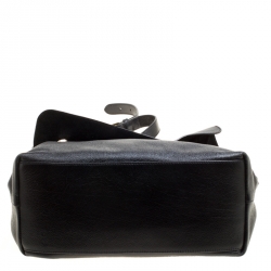 Pre Owned Mulberry Black Leather Postmans Lock Satchel