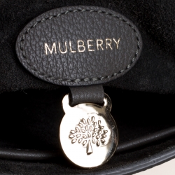 Pre Owned Mulberry Grey Leather Lily Shoulder Bag
