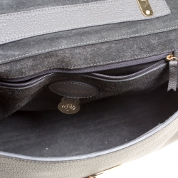 Pre Owned Mulberry Grey Leather Lily Shoulder Bag