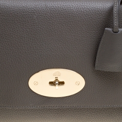 Pre Owned Mulberry Grey Leather Lily Shoulder Bag