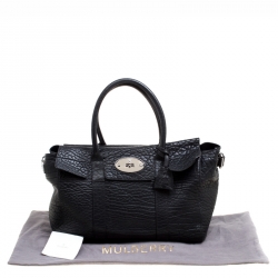 Mulberry Brown Textured Leather Bayswater Satchel