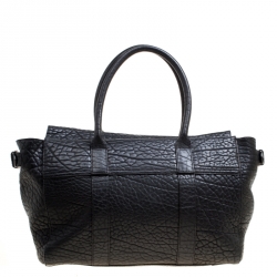 Mulberry Brown Textured Leather Bayswater Satchel