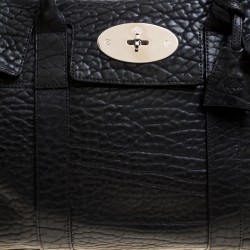 Mulberry Brown Textured Leather Bayswater Satchel