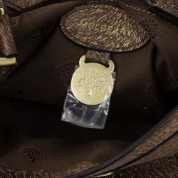 مملوكة مسبقًا Mulberry Mini Bark Brown Furry Print Alexa Bag