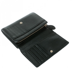 Mulberry Black Leather Continental Wallet