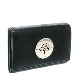 Mulberry Black Leather Continental Wallet