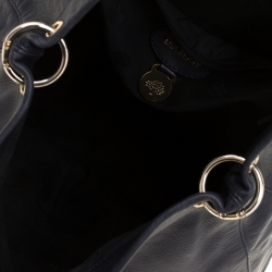 Mulberry Navy Blue Leather Tillie Top Handle Bag