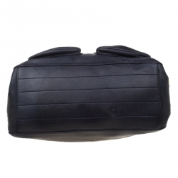Mulberry Navy Blue Leather Tillie Top Handle Bag