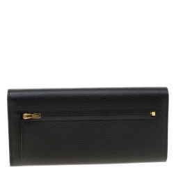 Mulberry Black Leather Continental Wallet