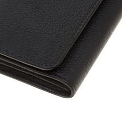 Mulberry Black Leather Continental Wallet