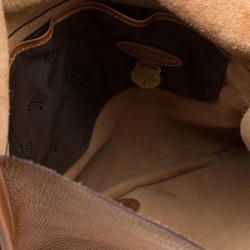 Pre Owned Mulberry Brown Leather Crossbody Bag