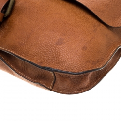 Pre Owned Mulberry Brown Leather Crossbody Bag