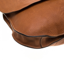 Pre Owned Mulberry Brown Leather Crossbody Bag