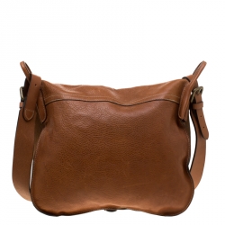 Pre Owned Mulberry Brown Leather Crossbody Bag
