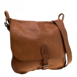 Pre Owned Mulberry Brown Leather Crossbody Bag