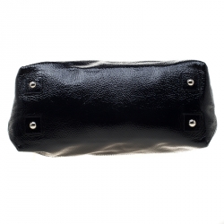 Pre Owned Mulberry Dark Navy Blue Patent Leather Bayswater Satchel