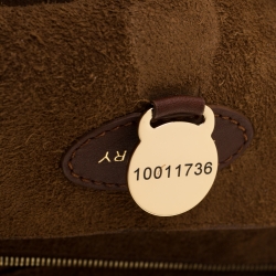 Pre Owned Mulberry Dark Brown Leather Willow Tote