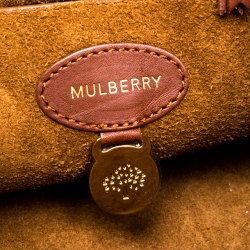 Pre Owned Mulberry Dark Brown Leather Willow Tote