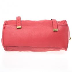 Pre Owned Mulberry Pink Panel Alexa Leather Satchel