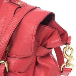 Pre Owned Mulberry Pink Panel Alexa Leather Satchel