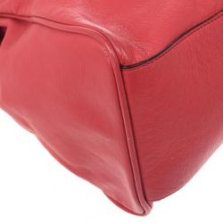 Pre Owned Mulberry Pink Panel Alexa Leather Satchel
