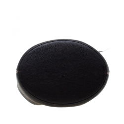 Pre Owned Mulberry Black/Brown Leather Abbey Bucket Bag