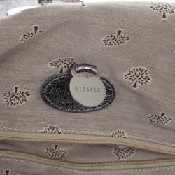 Pre Owned Mulberry Alexa Sparkle Tweed Leather Bag