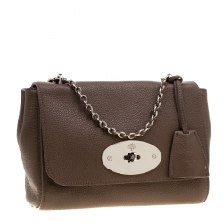 Mulberry Tan Leather Small Lily Shoulder Bag