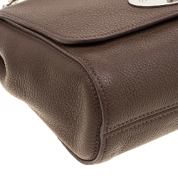 Mulberry Tan Leather Small Lily Shoulder Bag