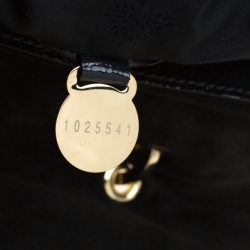 Mulberry Black Patent Leather Neely Top Handle Bag