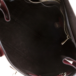 Pre Owned Mulberry Burgundy Leather Bayswater Satchel Bag