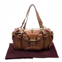 Pre Owned Mulberry Brown Leather Emmy Satchel