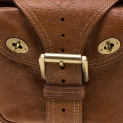 Pre Owned Mulberry Brown Leather Emmy Satchel