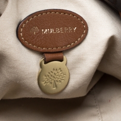 Mulberry Brown Pebbled Leather Mitzy Hobo