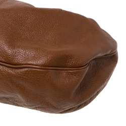 Mulberry Brown Pebbled Leather Mitzy Hobo