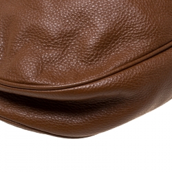 Mulberry Brown Pebbled Leather Mitzy Hobo