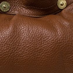 Mulberry Brown Pebbled Leather Mitzy Hobo