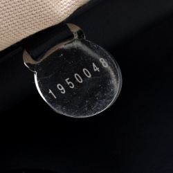 Pre Owned Mulberry Navy Blue/White Perforated Checkerboard Leather Bayswater Shoulder Bag 