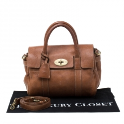 Pre Owned Mulberry Brown Bayswater Leather Tote 