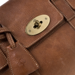 Pre Owned Mulberry Brown Bayswater Leather Tote 