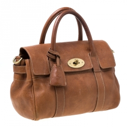 Pre Owned Mulberry Brown Bayswater Leather Tote 