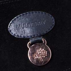 Pre Owned Mulberry Black Leather Heritage Bayswater Satchel