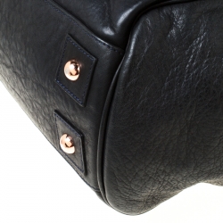 Pre Owned Mulberry Black Leather Heritage Bayswater Satchel